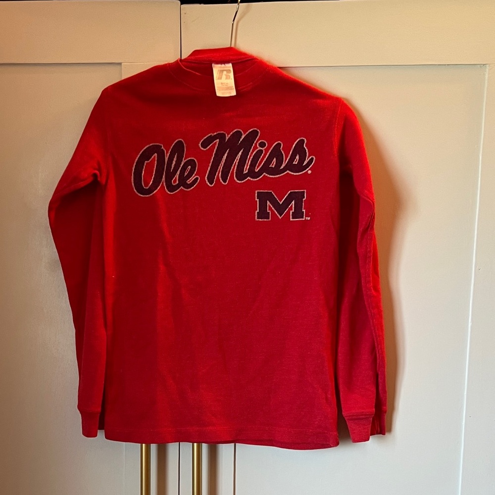 Ole Miss Long Sleeve Thermal Tee Shirt